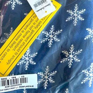 Hanna Anderson pajamas snow flake